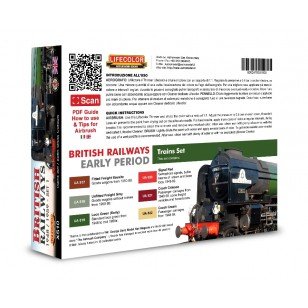 Coffret de peinture acrylique Lifecolor XS10 British Railways, lot de 1 (6 x 22 ml) – immagine 2