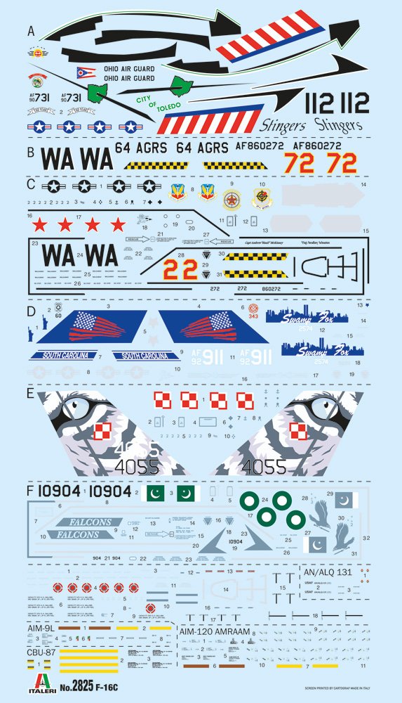 Italeri 2825 F-16C Fighting Falcon 1/48 – image 5