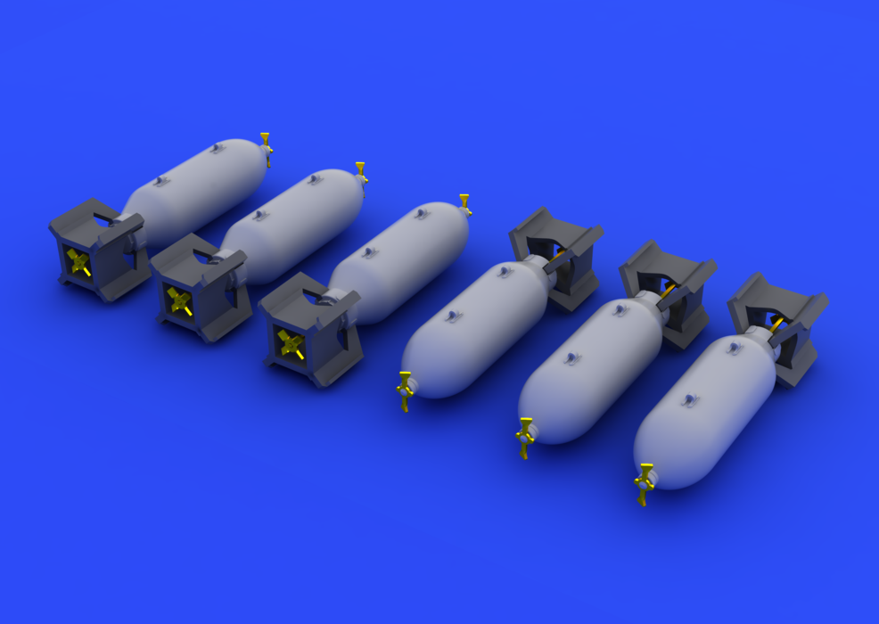 Eduard 672038 Bombes américaines de 250 lb au 1/72
