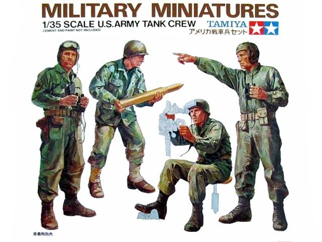 Tamiya 35004 ÉQUIPAGE DE CHAR DE L&amp;#39;ARMÉE AMÉRICAINE (1/35)