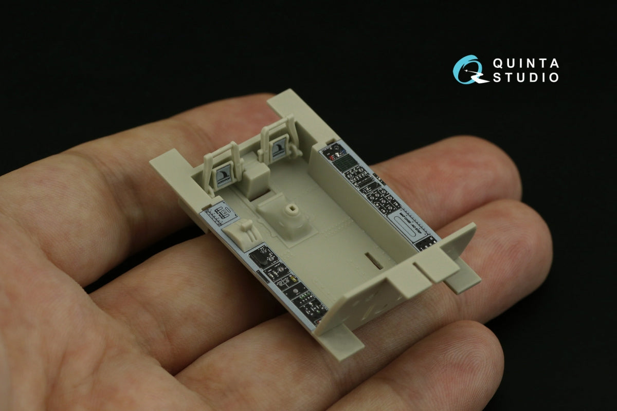 Intérieur coloré imprimé en 3D sur papier décalcomanie pour le kit KittyHawk (QD32086 F-5E-3/RF-5E) au 1/32  – Bild 6