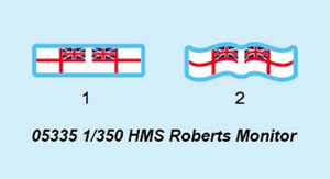 Trumpeter 05335 HMS Roberts Monitor  – immagine 3