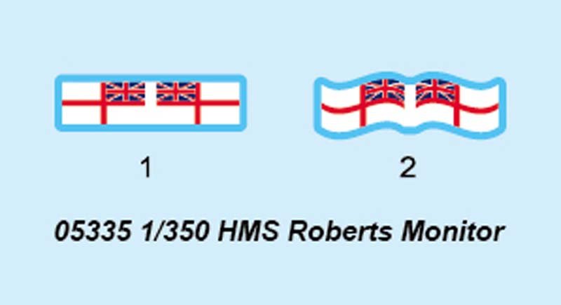 Trumpeter 05335 HMS Roberts Monitor  – immagine 3