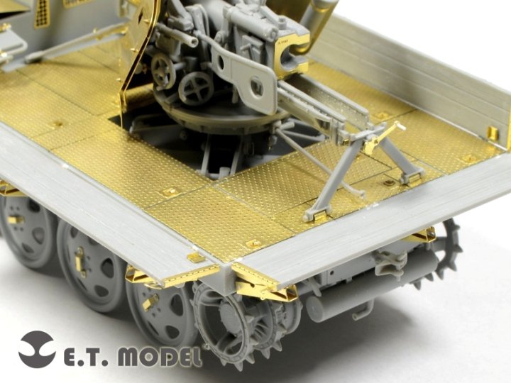 ET Modèle E35-070 Seconde Guerre mondiale allemand 7,5 cm Pak 40/4 auf RSO (Pour DRAGON 6640) (1/35) – immagine 7