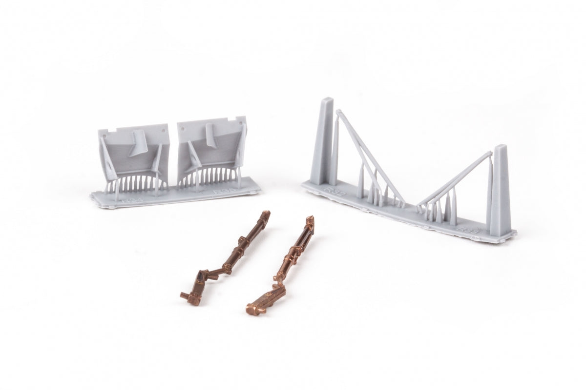 Train d'atterrissage FM-1 Eduard 648943 BRONZE Eduard 1/48