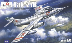 Maquette A-Model 72111 Yakovlev Yak-27R Avion de reconnaissance soviétique 1/72