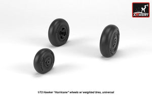 Roues de Hawker Hurricane Armory Models AW72416 avec pneus lestés 1/72 – immagine 2