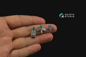 Intérieur imprimé en 3D et coloré sur papier décalcomanie Quinta Studio QD72082 F-4J Early (Fine Molds) à l&amp;#39;échelle 1/72 – immagine 11