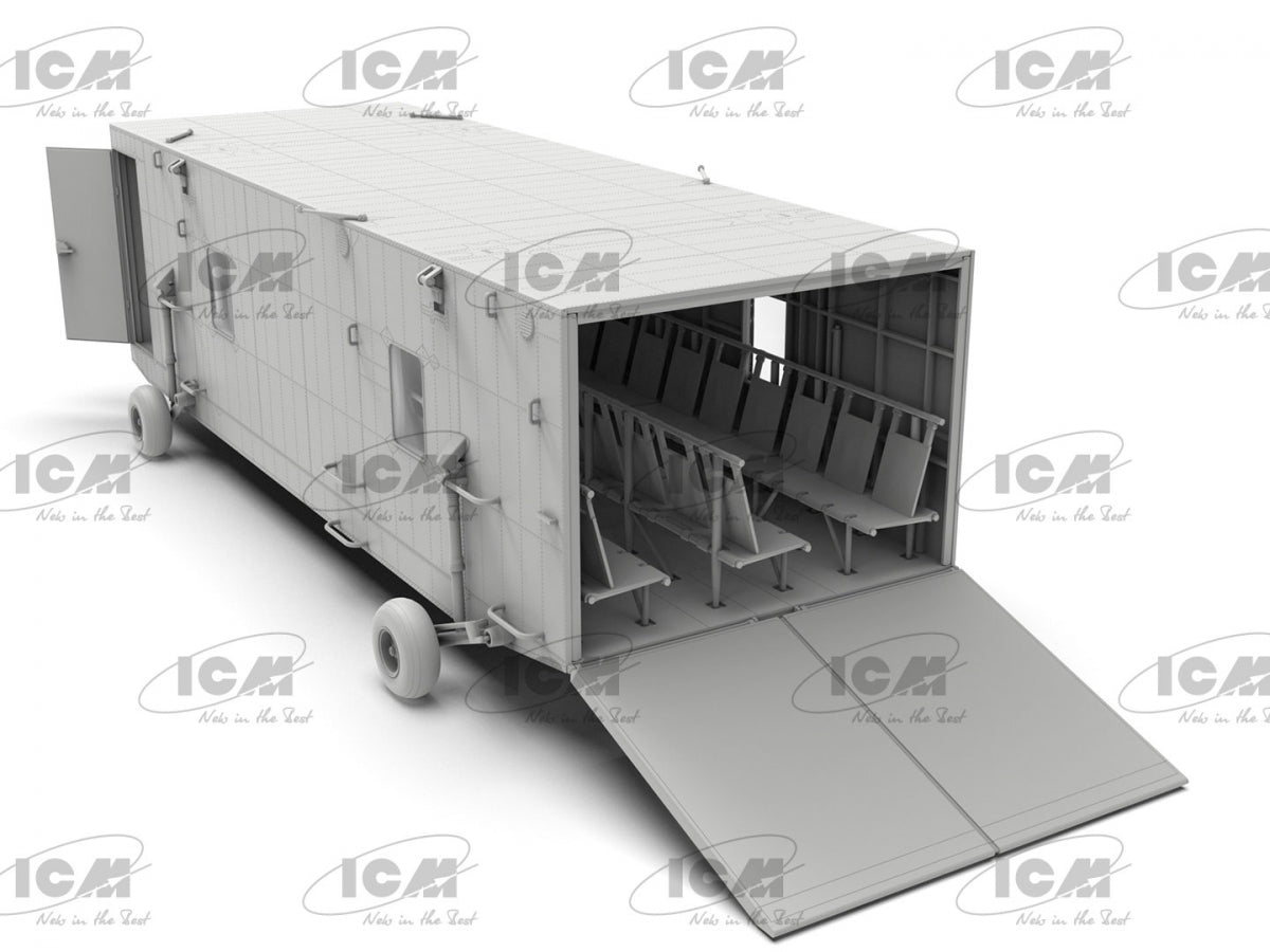 ICM 53201 Nacelle militaire universelle et tapis d&amp;#39;atterrissage américain M8A1 1/35 – image 3