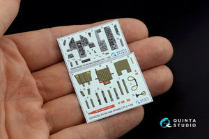 Intérieur imprimé en 3D et coloré sur papier décalcomanie Quinta Studio QD48292 AV-8A Late (Kinetic) 1/48 – image 2