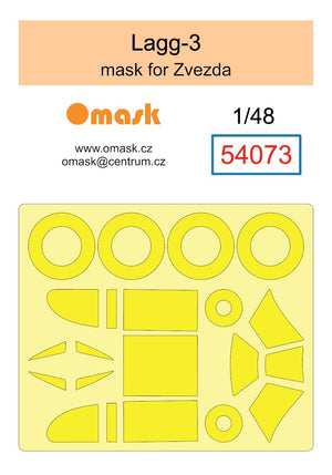 Omask 54073 Masque Lagg-3 (pour Zvezda) 1/48