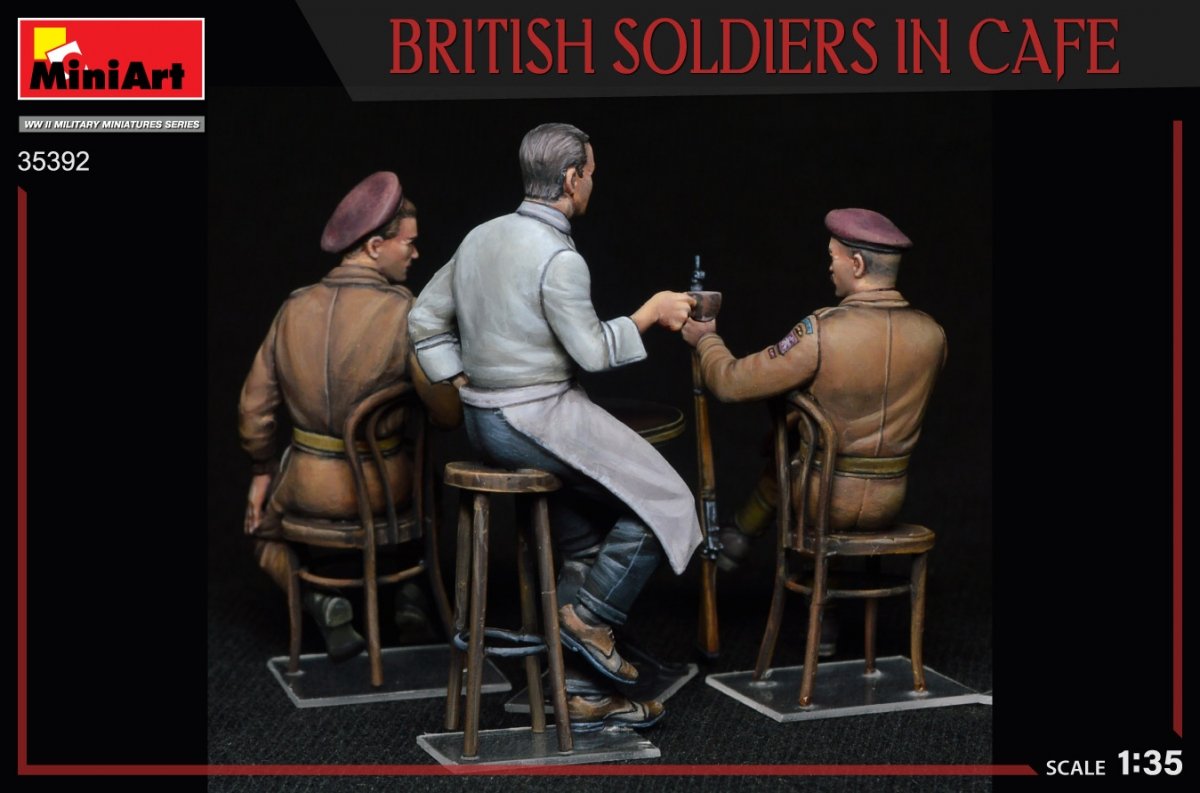 MiniArt 35392 SOLDATS BRITANNIQUES AU CAFÉ 1/35 – image 5