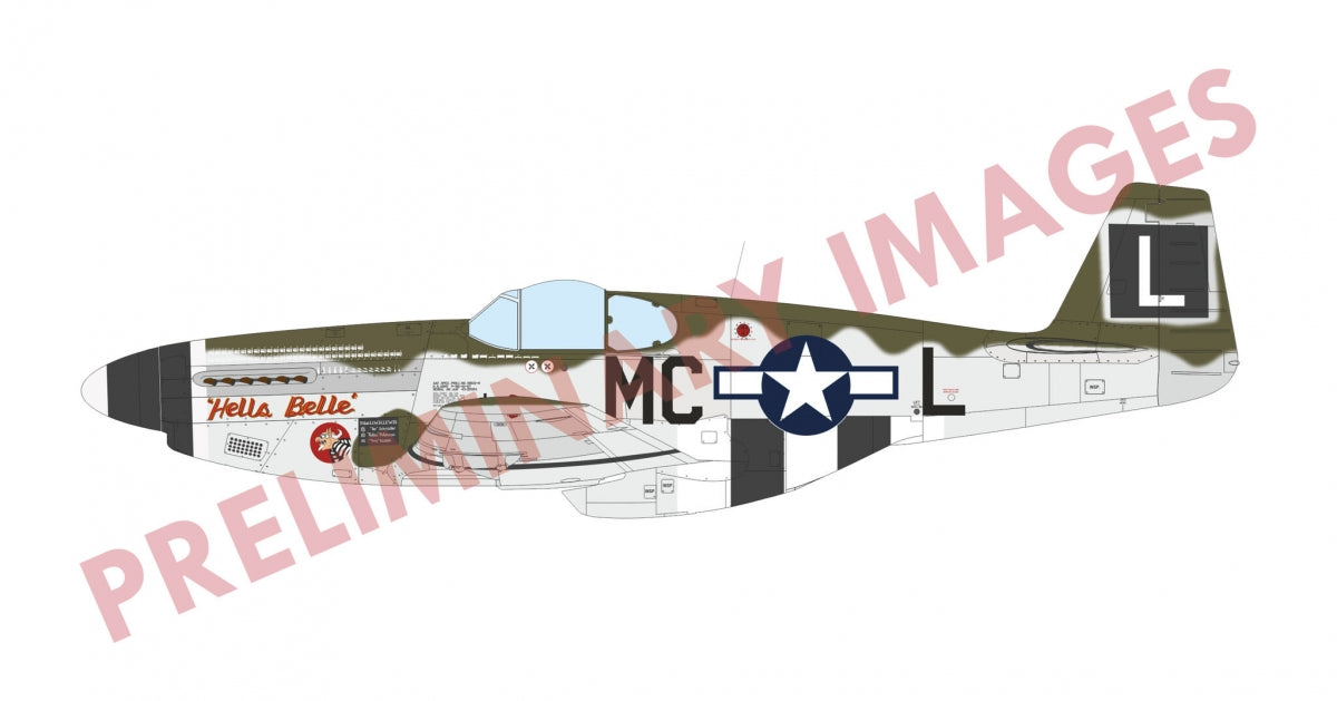 Eduard 84214 North American P-51 B Mustang (Malcolm Hood) - Weekend Edition 1/48