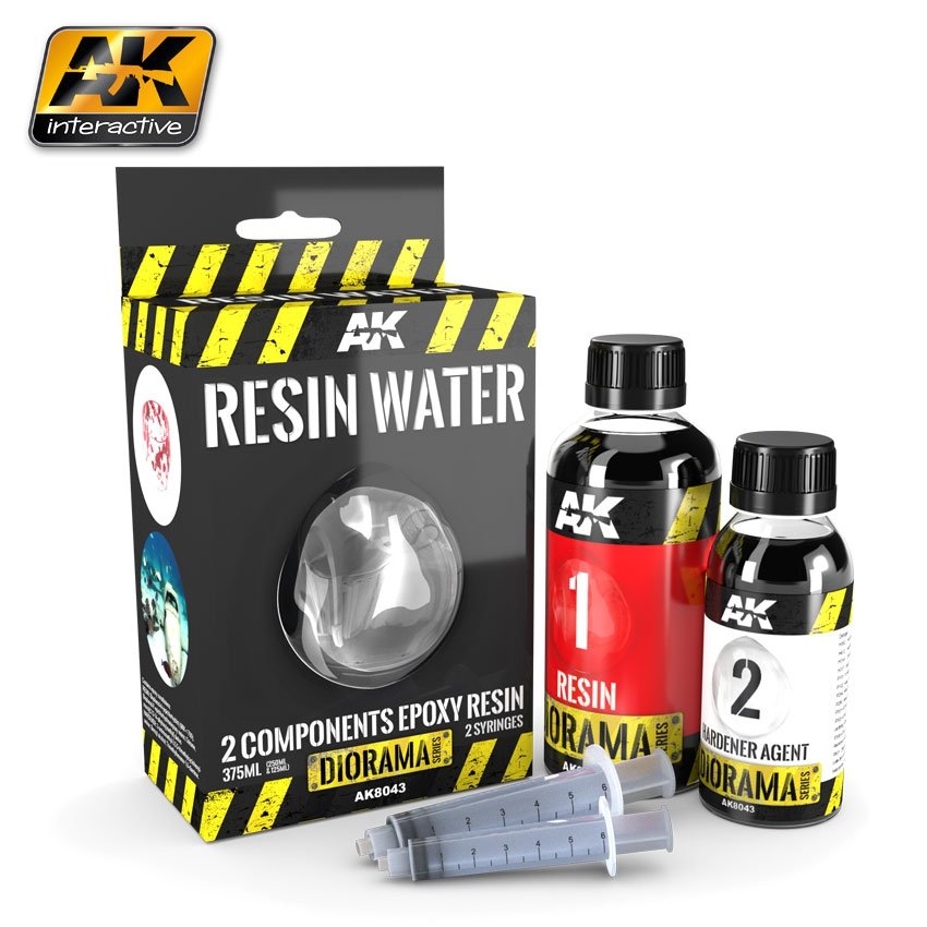 Résine époxy AK Interactive AK8043 à 2 composants, 375 ml