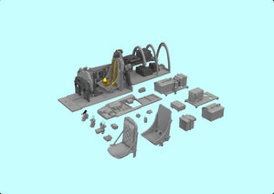 Kit de détails pour verrière de capot Malcolm P-51B Eduard SIN648135, échelle 1/48 – image 4