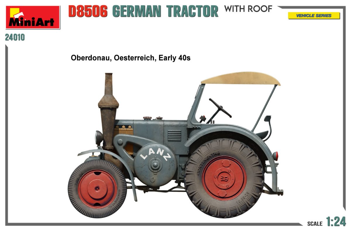 MiniArt 24010 Tracteur allemand D8506 avec toit 1/24 – image 5
