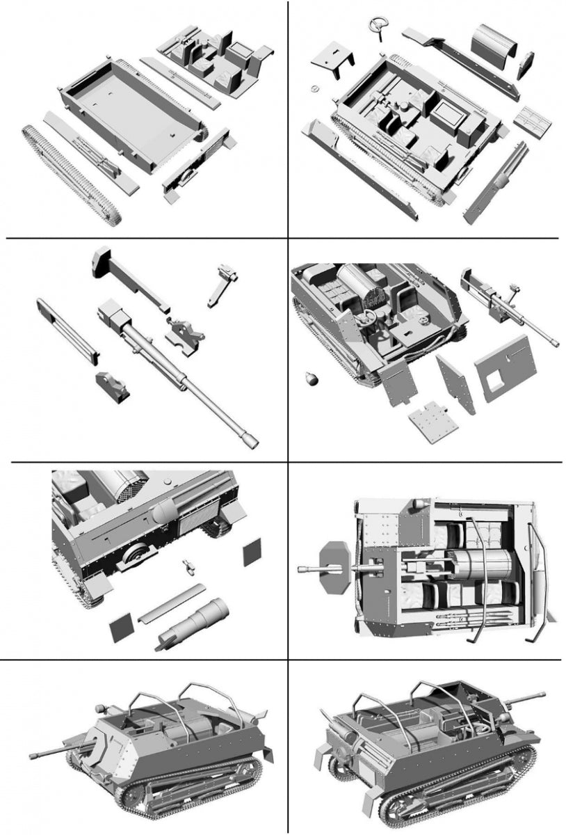 Premier à combattre PL117 - Canon automoteur polonais TKS-D 1/72 – image 4