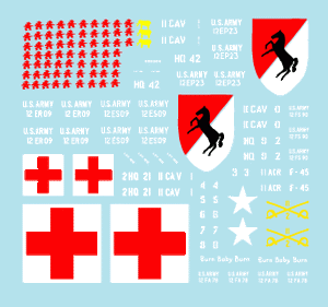 Star Decals 35-932 11e régiment de cavalerie au Vietnam et au Cambodge 2 1/35 – Bild 2