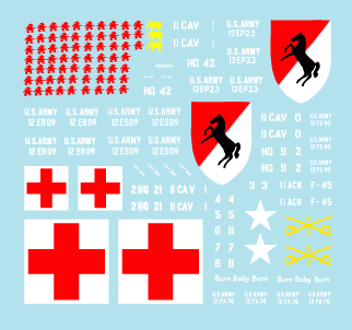 Star Decals 35-932 11e régiment de cavalerie au Vietnam et au Cambodge 2 1/35 – Bild 2