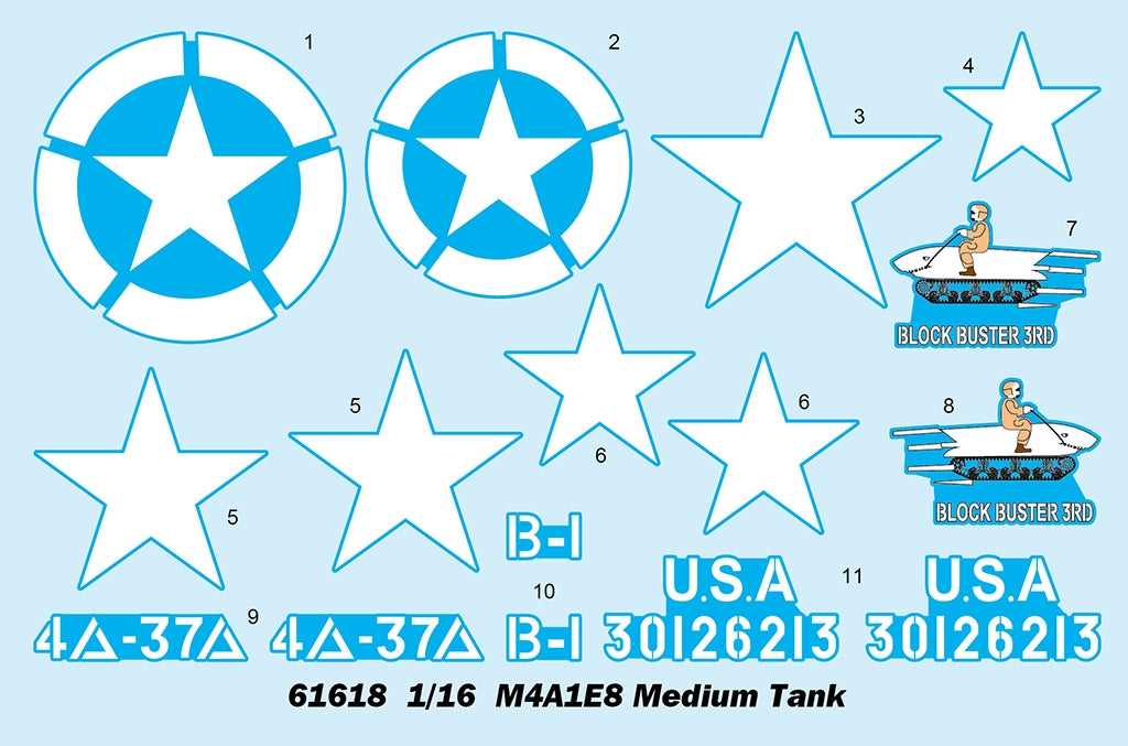 J&amp;#39;adore le kit 61618 M4A1E8 Char moyen 1/16 – image 3