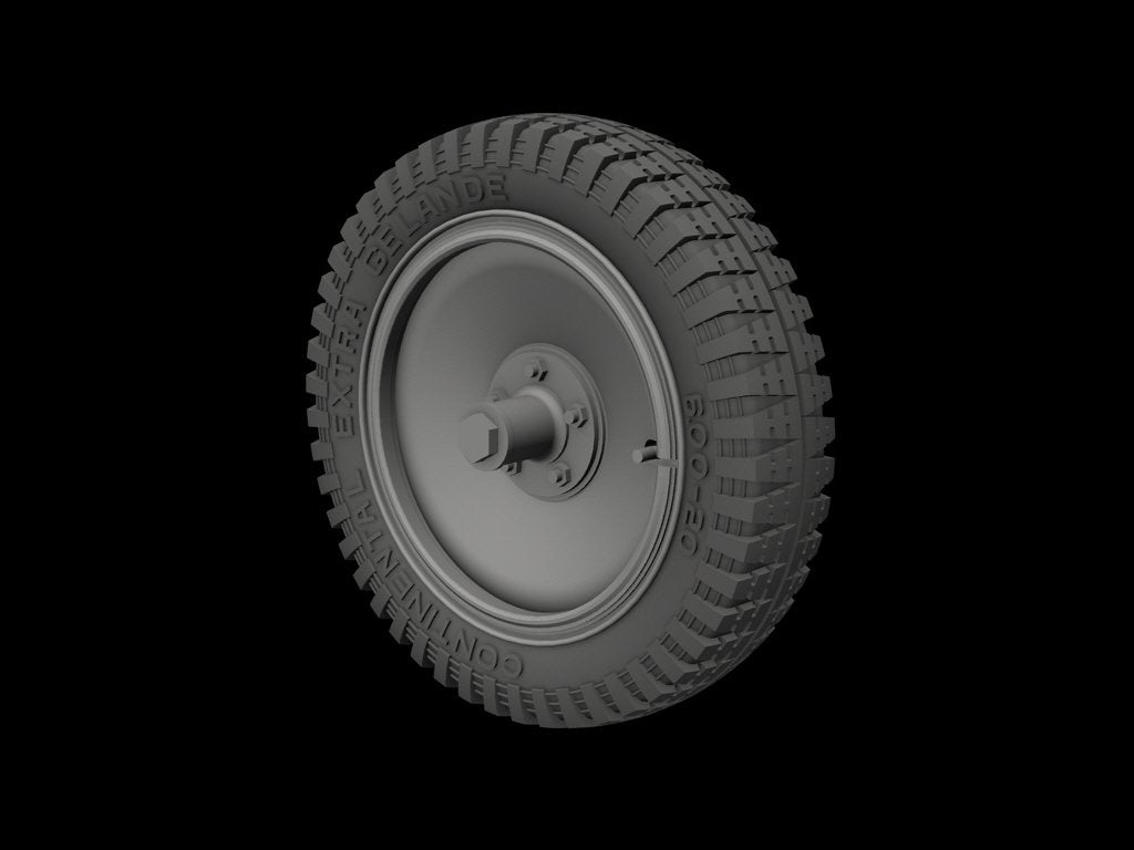 Panzer Art RE35-207 Road wheels for FlaK/Nebelwerfer trailers (gelande pattern) 1/35 – zdjęcie 2