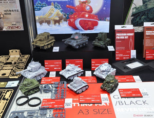Maquette Meng WWT-002 Dessins animés de la Seconde Guerre mondiale Char moyen américain Sherman M4A1 – Bild 4