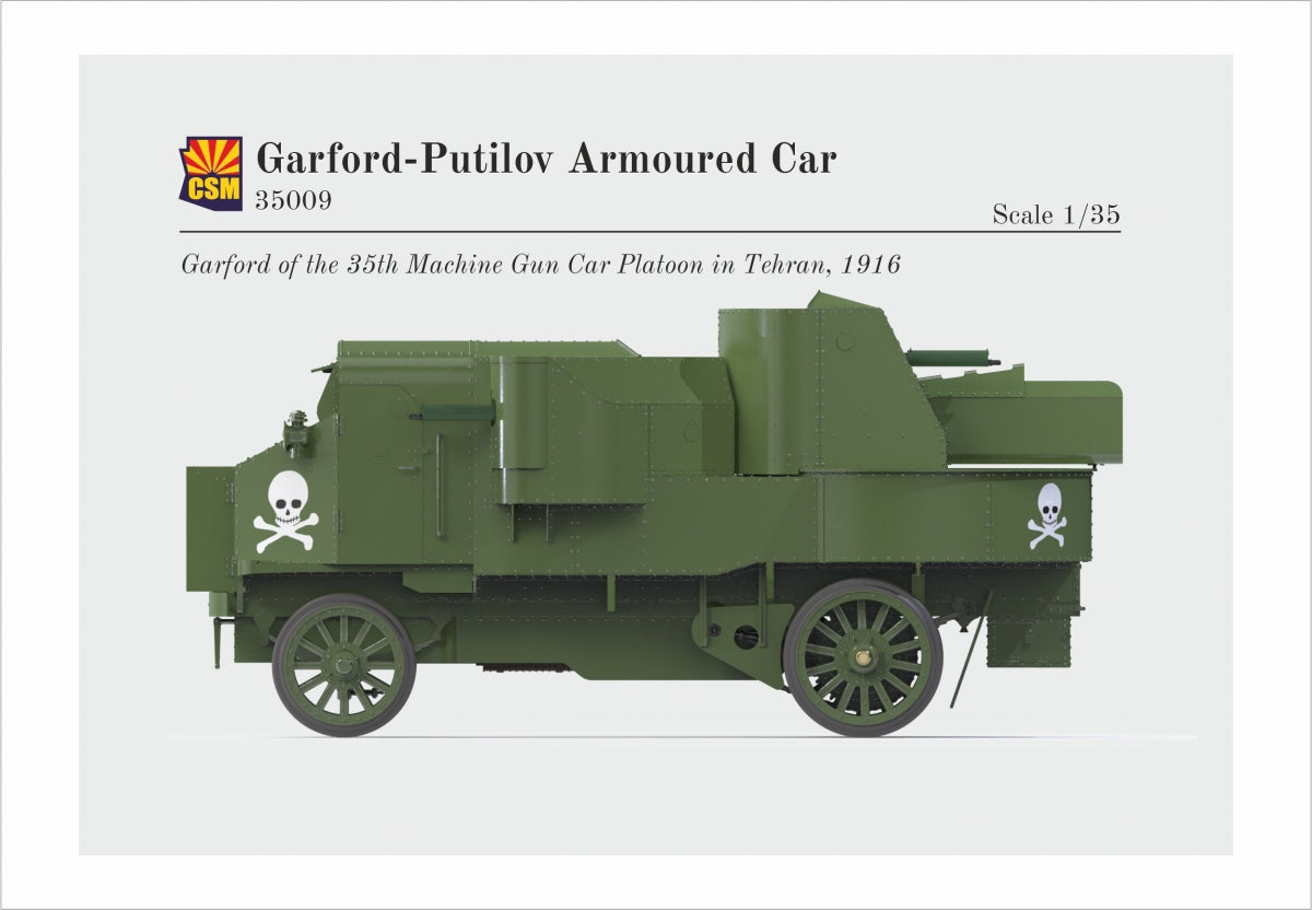 Copper State Models 35009 Voiture blindée Garford-Putilov 1/35  – image 7