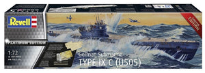 Revell 05180 Sous-marin allemand Type IX (U505) - Édition limitée 1/72