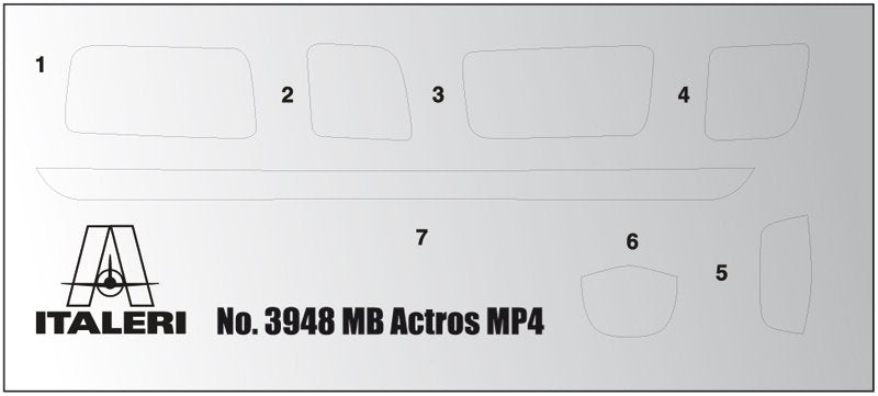 Italeri 3948 MERCEDES-BENZ MP4 GRAND ESPACE 1/24 – image 4