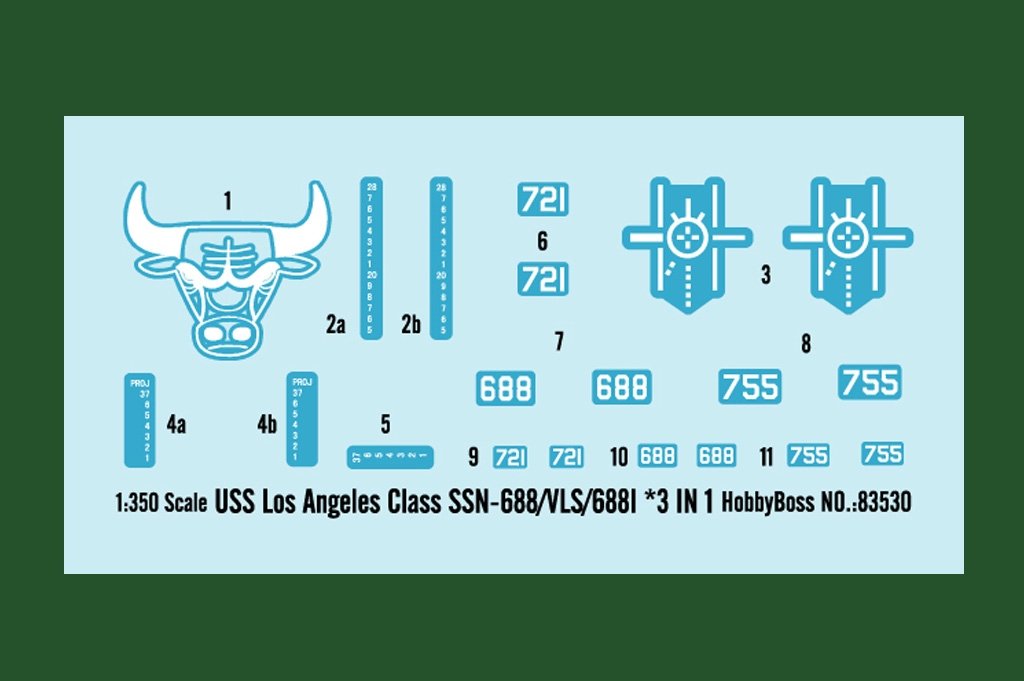 Hobby Boss 83530 USS Los Angeles Class SSN-688/VLS/688I 3 in1 1/350 – zdjęcie 4