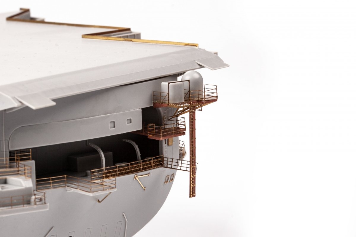 Eduard 53283 USS Constellation CV-64 partie 3 - rambardes et filets de sécurité TRUMPETER 1/350 – immagine 10