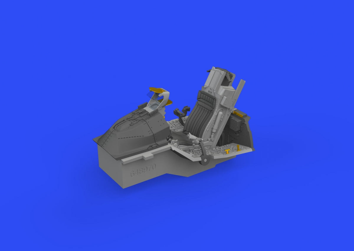 Maquette Eduard 648970 F-16C Block 42 (jusqu&amp;#39;en 2005) - Cockpit - Modèle imprimé Kinetic au 1/48 – image 2
