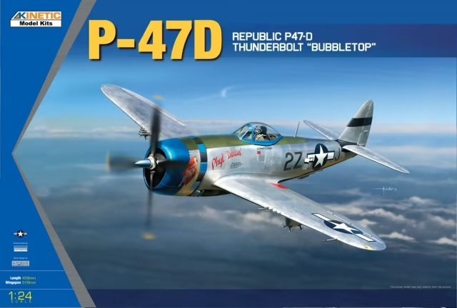 Kinetic K3207 Republic P-47D Thunderbolt « Bubbletop » (1/24)