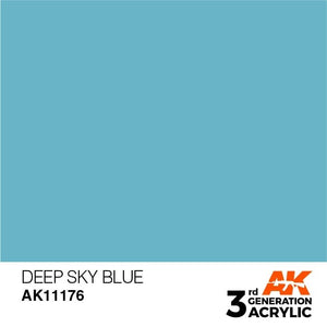 AK Interactive AK11176 DEEP SKY BLUE – STANDARD 17 ml