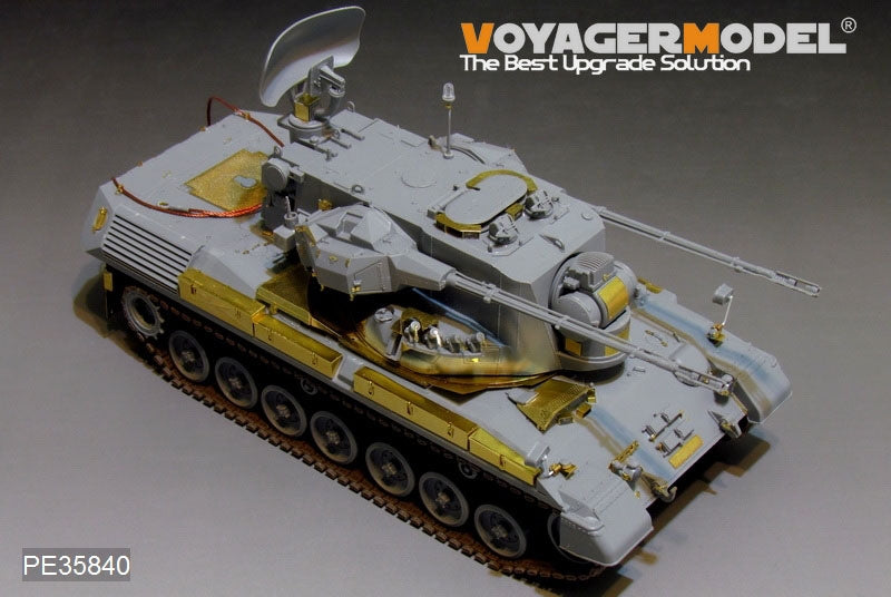 Maquette Voyager PE35840 Gepard A1 SPAAG allemand moderne de base pour TAKOM 2044 au 1/35 – immagine 4