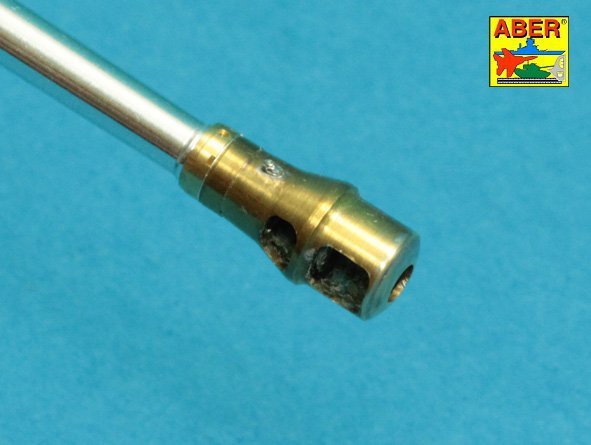 Aber 35L-245 7,5 cm barrel with muzzle brake for Panther Ausf.A 1/35 – zdjęcie 3