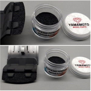 Poudre de flocage anthracite Yamamoto YMPF002 – imagen 2