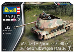 Revell 03292 Marder I - 7,5 cm Pa.K. 40 (Sf.) Auf Geschutzwagen FCM 36 (f) 1/35