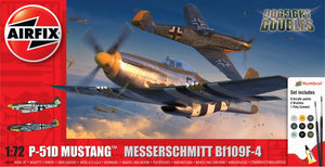 Airfix 50193 P-51D Mustang contre Bf109F-4 Combat aérien - Coffret double 1/72