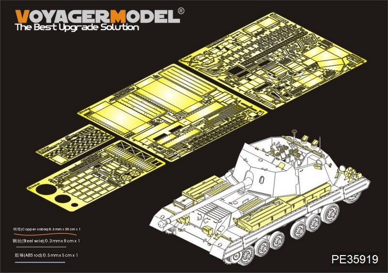 Maquette Voyager PE35919 Canon antichar automoteur britannique Archer de la Seconde Guerre mondiale pour TAMIYA au 1/35
