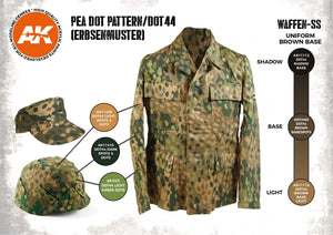 AK Interactive AK11623 MOTIF À POINTS POIS/DOT44 (ERBSENMUSTER)  – imagen 3