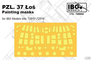 IBG 72M002 PZL.37 Moose Masques de peinture 72511-516 1/72
