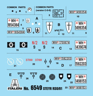 Italeri 6549 STEYR RSO/01 avec SOLDATS ALLEMANDS (1/35) – immagine 3