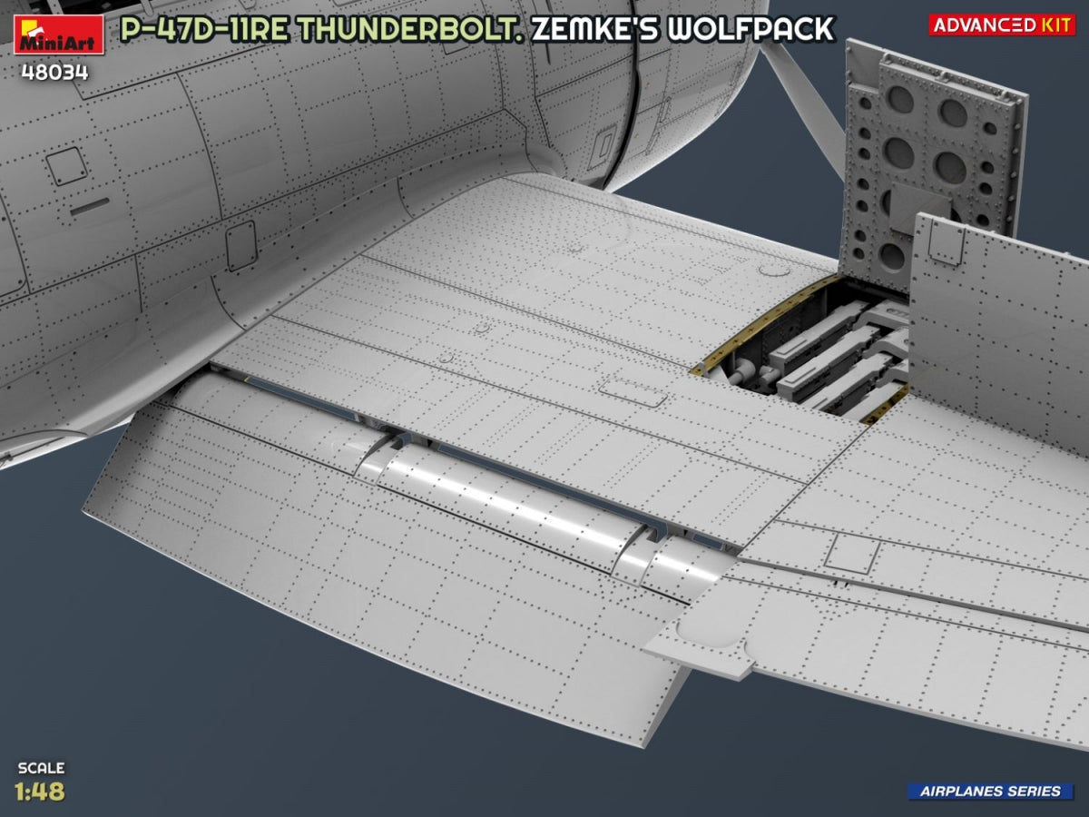 MiniArt 48034 P-47D-11RE Thunderbolt. Zemke&amp;#39;s Wolfpack. Advanced Kit 1/48 – zdjęcie 8