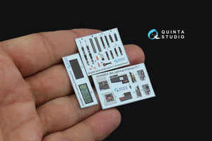 Intérieur imprimé en 3D et coloré sur papier décalcomanie Quinta Studio QD48288 F-35A (Tamiya) 1/48 – Bild 4