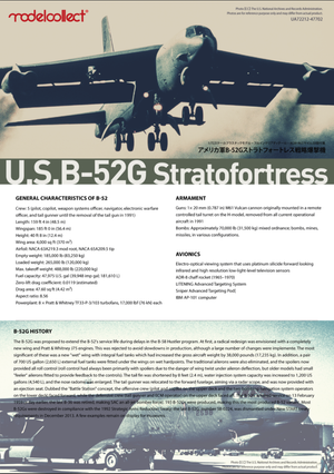 Maquette Modelcollect UA72212 Bombardier stratégique B-52 Stratofortress de l&amp;#39;USAF, nouvelle version, échelle 1/72 – Bild 5