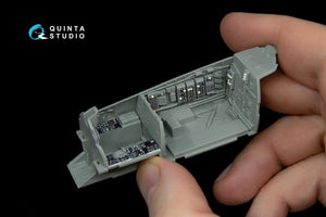 Intérieur imprimé en 3D et coloré sur papier décalcomanie Quinta Studio QD48038 F-15A (pour kit GWH) 1/48 – Bild 2