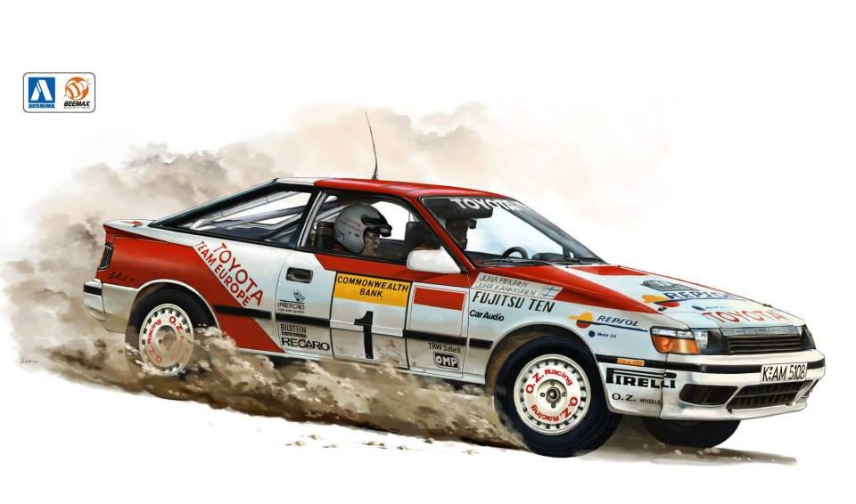 Beemax 24001 Toyota Celica GT-FOUR (ST165) VAINQUEUR DU RALLYE D'AUSTRALIE 1989 1/24