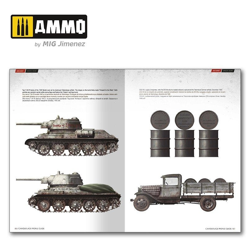 Ammo of Mig 6146 Stalingrad Vehicles Colors - German and Russian Camouflages in the Battle of Stalingrad (Multilingual) – zdjęcie 9
