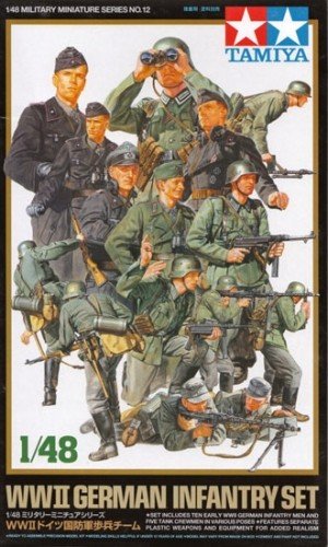 Tamiya 32512 Kit d&amp;#39;infanterie allemande (1/48)
